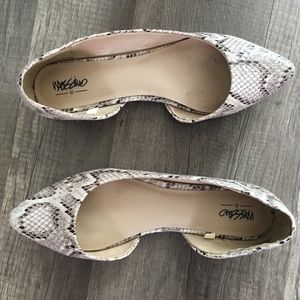 Mossimo Snakeskin Print Flats - FREE with purchase